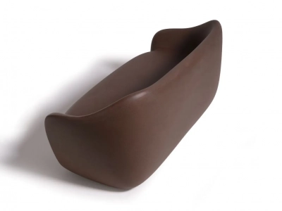 Диван пластиковый двухместный SLIDE Reborn Standard полиэтилен мокко коричневый Фото 6