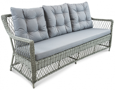 Комплект плетеной мебели ReeHouse Impero алюминий, искусственный ротанг, олефин, стекло лунный свет, серый Фото 11