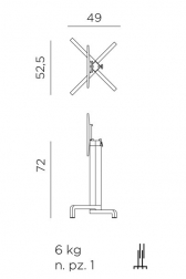 Подстолье металлическое складное-thumbs-Фото3