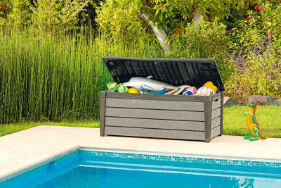Сундук пластиковый Keter Brushwood Storage Box полипропилен серо-коричневый Фото 5