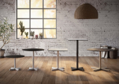 Столешница круглая PAPATYA Solid Compact Ø590 компакт-ламинат HPL черный Фото 15