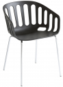 Кресло пластиковое Gaber Basket NA металл, технополимер черный Фото 1