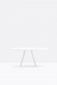 Стол круглый PEDRALI Arki-Table Compact сталь, алюминий, компакт-ламинат HPL белый Фото 6
