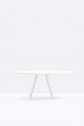 Стол круглый PEDRALI Arki-Table Compact сталь, алюминий, компакт-ламинат HPL белый Фото 6