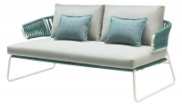Диван плетеный с подушками Lisa Sofa Filo