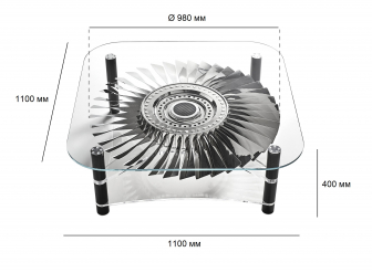 Столик кофейный дизайнерский-thumbs-Фото3