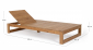 Шезлонг-лежак деревянный Garden Relax Honolulu Plus тик натуральный Фото 2