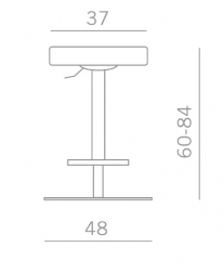 Табурет барный с обивкой-thumbs-Фото3