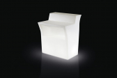 Стойка пластиковая барная светящаяся SLIDE Jumbo Bar Lighting полиэтилен белый Фото 5
