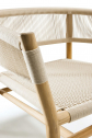 Кресло лаунж деревянное плетеное Ethimo Kilt тик, роуп натуральный тик, песочный Фото 7