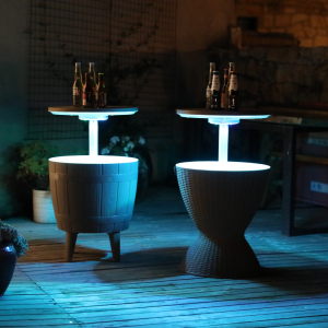 Стол пластиковый мини-бар Tagliamento Nova Cool Bar пластик тортора, белый, тортора Фото 31