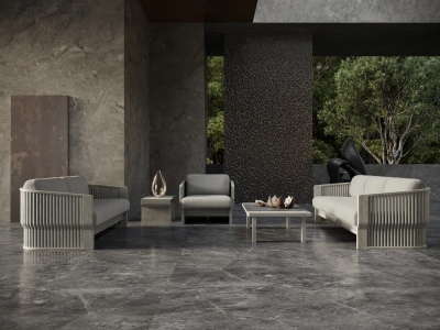 Столик кофейный деревянный SNOC Elythia Ash тик пепельный Фото 5