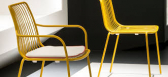Стул металлический PEDRALI Nolita сталь желтый Фото 10