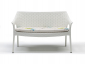 Диван пластиковый плетеный SCAB GIARDINO Olimpo Sofa алюминий, полипропилен лен Фото 4