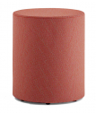 Пуф с мягкой обивкой PEDRALI Wow меламиновая панель, ткань красный Фото 1
