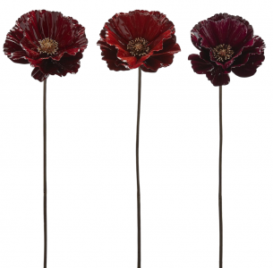 Мак декоративный EDG Poppy красный микс Фото 1