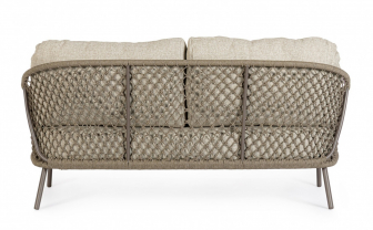 Диван двухместный плетеный с подушками-thumbs-Фото4