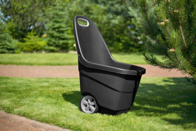 Тележка садовая Keter Easy Go XL полипропилен антрацит Фото 3