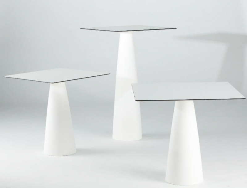 Стол из HPL пластика светящийся Hopla Lighting