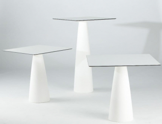 Стол из HPL пластика светящийся Hopla Lighting