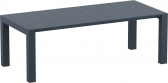 Стол пластиковый раздвижной Siesta Contract Vegas Table Medium стеклопластик темно-серый Фото 1