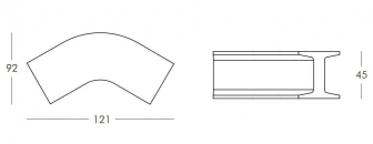 Скамья пластиковая модульная-thumbs-Фото3