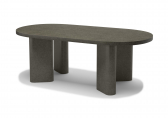 Стол обеденный бетонный SNOC Huxley бетон угольный Фото 4