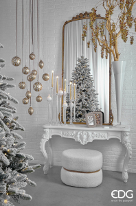 Ваза воронкообразная EDG Vase стекло белый Фото 4