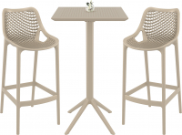 Комплект пластиковой барной мебели Sky Folding Bar 60 Air