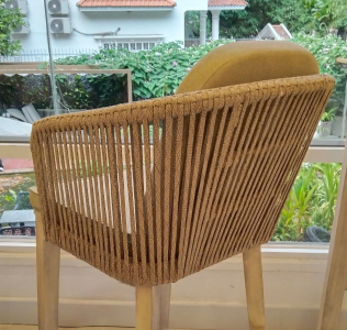 Подушка на спинку для кресла Tagliamento Flores полиэстер натуральный Фото 10