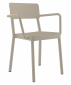 Кресло пластиковое Resol Lisboa armchair стеклопластик песочный Фото 1