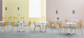Стул металлический PEDRALI Nolita сталь желтый Фото 13