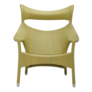 Кресло лаунж плетеное JANUS et Cie Amari алюминий, искусственный ротанг бамбуковый зеленый Фото 5