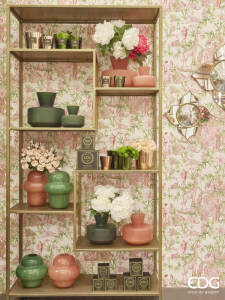 Аромасвеча зеркальная Роза EDG Candle воск розовое золото Фото 2