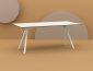 Стол пластиковый Siesta Contract Max Table 180 пластик, HPL белый Фото 5