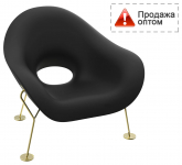 Кресло лаунж пластиковое Pupa Brass Base IN