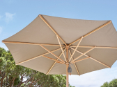 Зонт пляжный Ø3.5 м Jardinico Cuba эвкалипт, сталь, олефин Фото 1