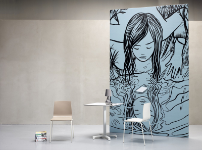 Столешница квадратная Scab Design Compact Laminate для подстолья Nemo, Domino, Tiffany, Cross компакт-ламинат HPL белый Фото 11