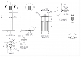 База для крепления в грунт зонта с боковой опорой BTAS 5 кг-thumbs-Фото4