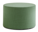 Пуф с мягкой обивкой PEDRALI Wow меламиновая панель, ткань зеленый Фото 1