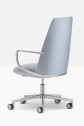 Кресло офисное на колесах PEDRALI Elinor алюминий, ткань, пенополиуретан Фото 23
