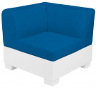 Модуль угловой пластиковый с подушками Ledge Lounger Affinity полиэтилен, ткань Фото 4