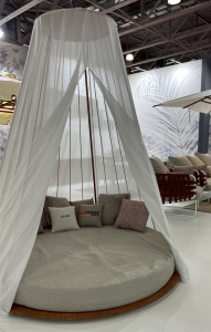 Лаунж-диван с балдахином Rever Planet сталь, фанера мультистрато, ткань Фото 11