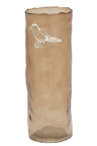 Ваза цилиндрическая EDG Vase стекло коричневый Фото 1