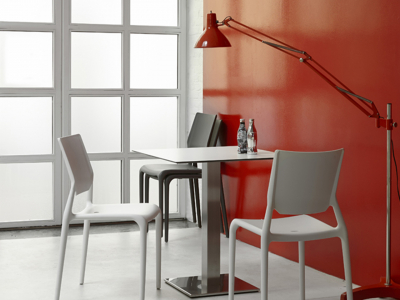 Стул пластиковый Scab Design Sirio стеклопластик лен Фото 8