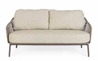 Диван двухместный плетеный с подушками-thumbs-Фото3