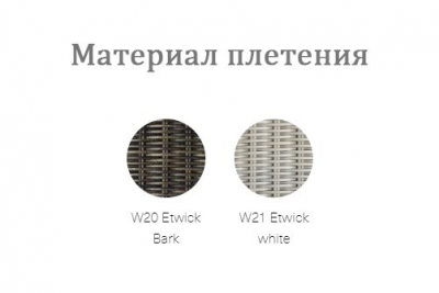 Пуф плетеный Ethimo Cube искусственный ротанг коричневый Фото 3