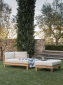 Модуль деревянный с подушкой Giardino Di Legno Saint Tropez тик, акрил Фото 4