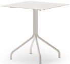 Стол металлический обеденный Unopiu Salò алюминий песочный Фото 1