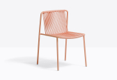 Стул металлический PEDRALI Tribeca сталь, роуп розовый Фото 4